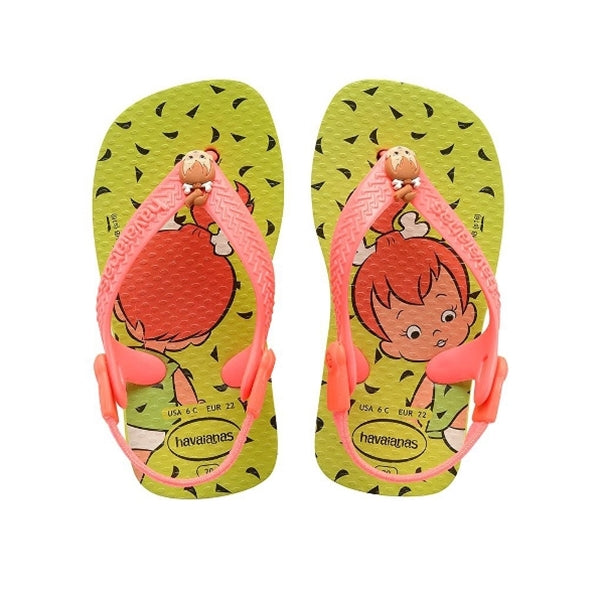 Havaianas - Baby Flinstones Sandal - Yellow LED