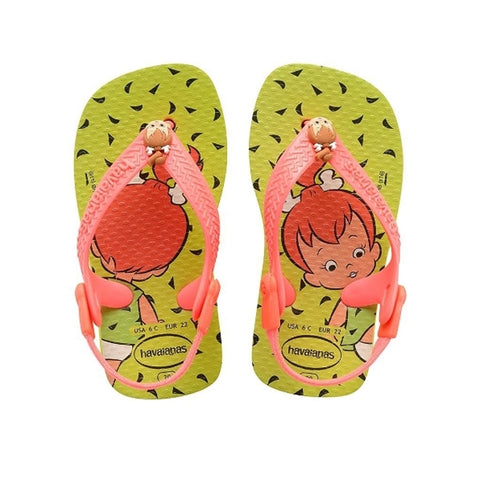 Havaianas - Baby Flinstones Sandal - Yellow LED