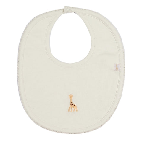 Kissy Kissy - Sophie La Girafe  Bib - Ecru