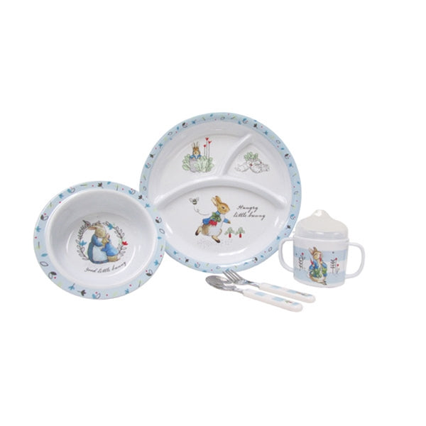 Kids Preferred - Beatrix Potter 5 Piece Melamine Set