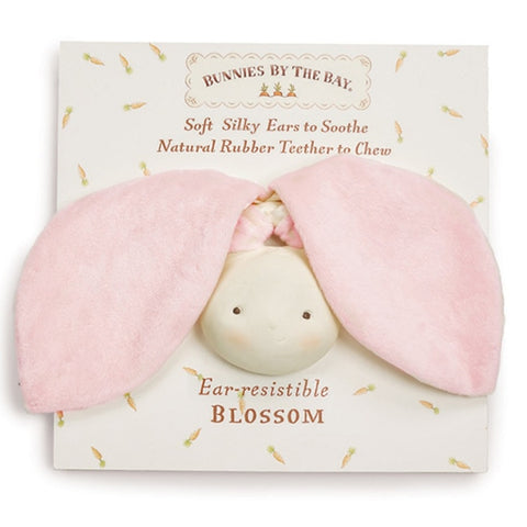 Bunnies By The Bay - Ear-resistible Natural Rubber Teether - Blossom