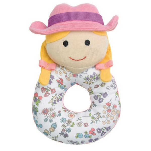 Apple Park - Organic Teething Rattle - Susie Sunshine Farm Girl