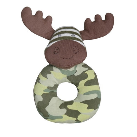 Apple Park - Farm Buddies Teething Rattle - Marshall Moose