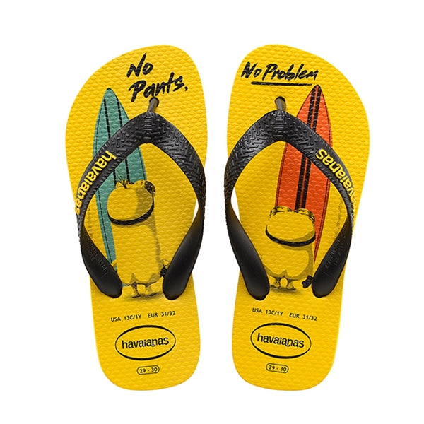 Havaianas - Kids Minions Sandal - Citrus Yellow/Black