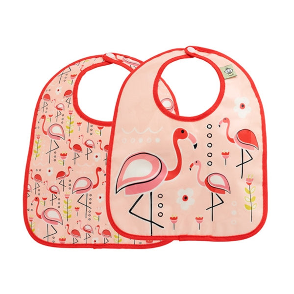 Ore - Mini Bib Gift Set-of-Two - Flamingo