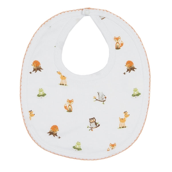 Kissy Kissy - Winter Woodland  Print Bib