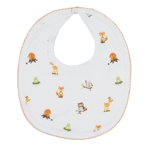 Kissy Kissy - Winter Woodland  Print Bib