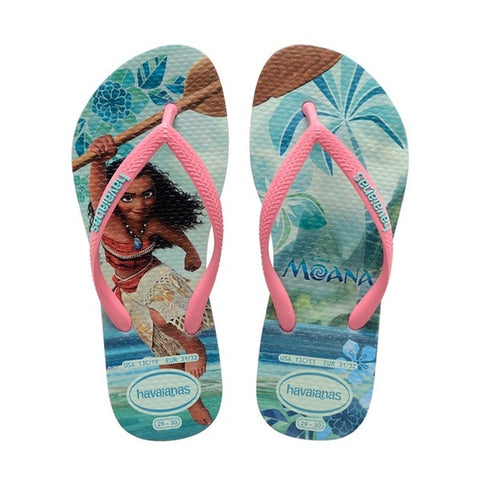 Havaianas - Kids Slim Moana Sandal - Mentha Green