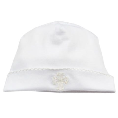 Kissy Kissy - Baby Blessings  Hat - White / Ecru