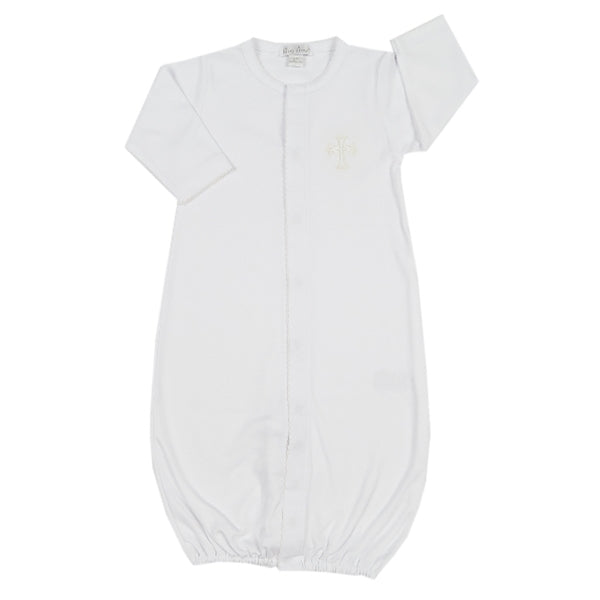 Kissy Kissy - Baby Blessings  Coverter Gown - White / Ecru