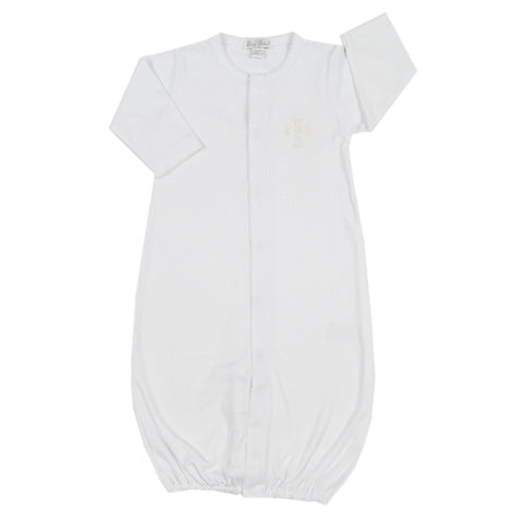 Kissy Kissy - Baby Blessings  Coverter Gown - White / Ecru