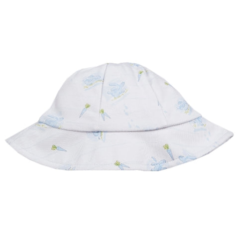 Kissy Kissy - Bunny Patch  Print Sunhat - Blue