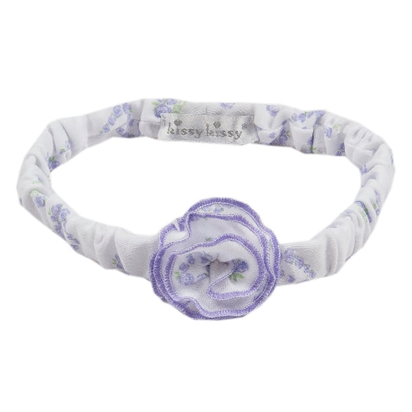 Kissy Kissy - Fleur De L'Amour  Print Headband - Lilac