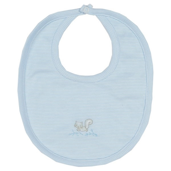 Kissy Kissy - Natures Nursery  Reversible Bib - Blue