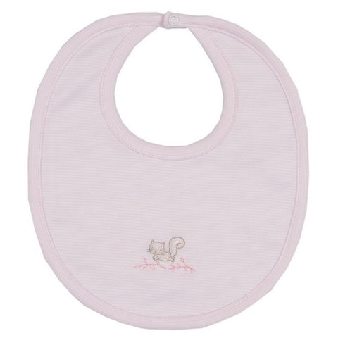 Kissy Kissy - Natures Nursery  Reversible Bib - Pink