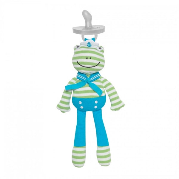 Apple Park - Farm Buddies Pacifier Buddy - Skippy the Frog