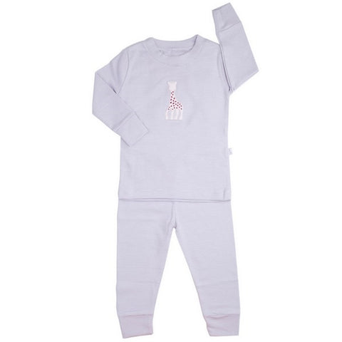 Kissy Kissy - Sophie La Girafe Stripe Pajamas - Grey