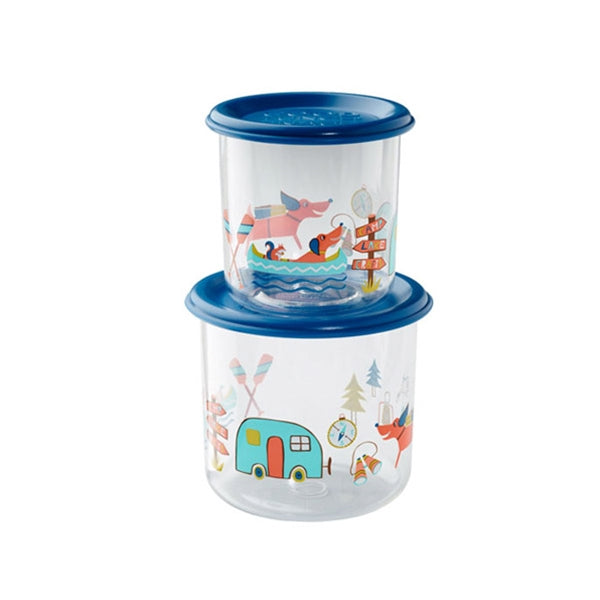 Ore - Snack Containers Large Set-of-Two - Happy Camper