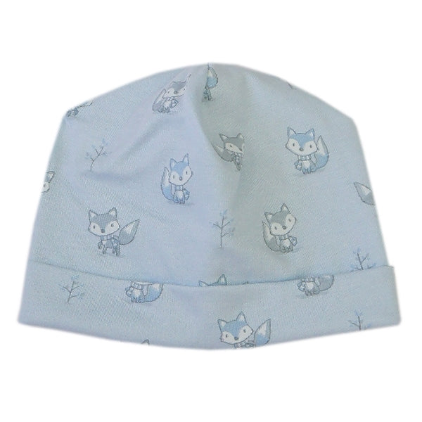 Kissy Kissy - Foxy  Print Hat - Lt.Blue