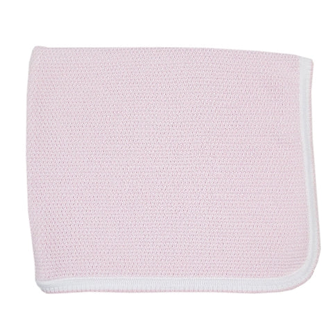 Kissy Kissy - Homestead  Knit Blanket - Pink