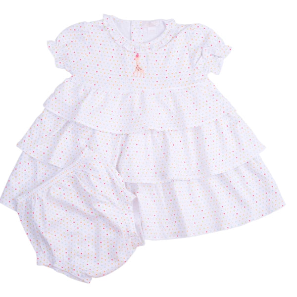 Kissy Kissy - Party Time Sophie Print Dress with Diaper Cover