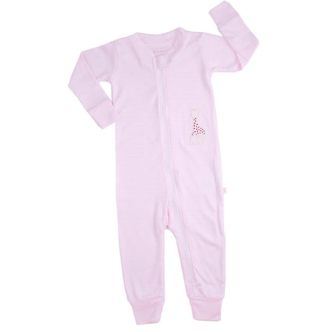 Kissy Kissy - Sophie Stripe Zipper PJ - Pink