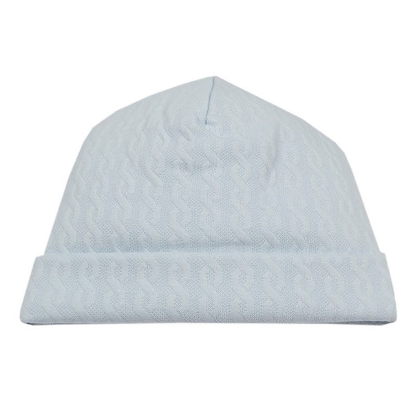 Kissy Kissy - Cable Couture Jacquard Hat - Blue