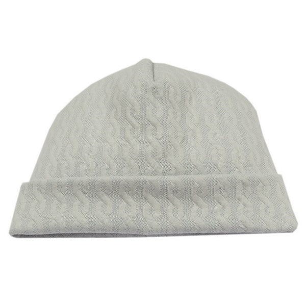 Kissy Kissy - Cable Couture Jacquard Hat - Silver