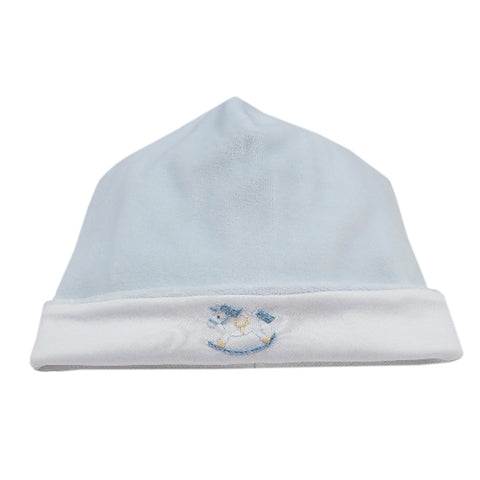 Kissy Kissy - Twin Rockers  Velour Hat - Lt Blue