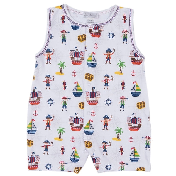 Kissy Kissy - Buccaneers  Print Slvlss Short Playsuit