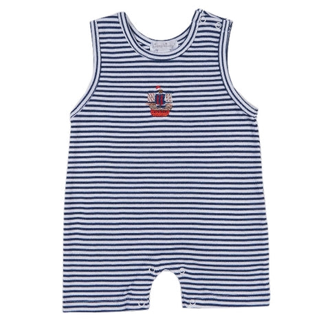 Kissy Kissy - Buccaneers  Stripe Slvlss Short Playsuit