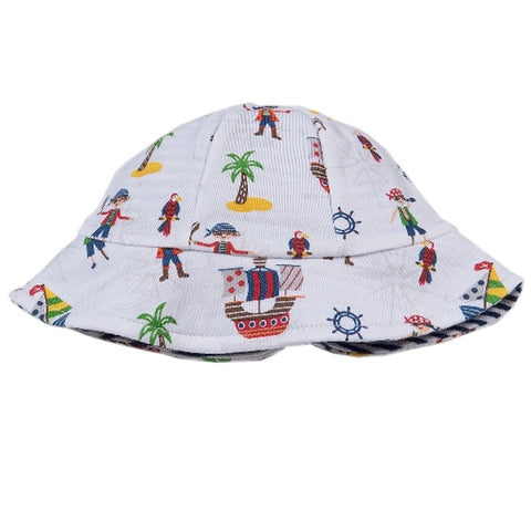 Kissy Kissy - Buccaneers  Reversible Sunhat