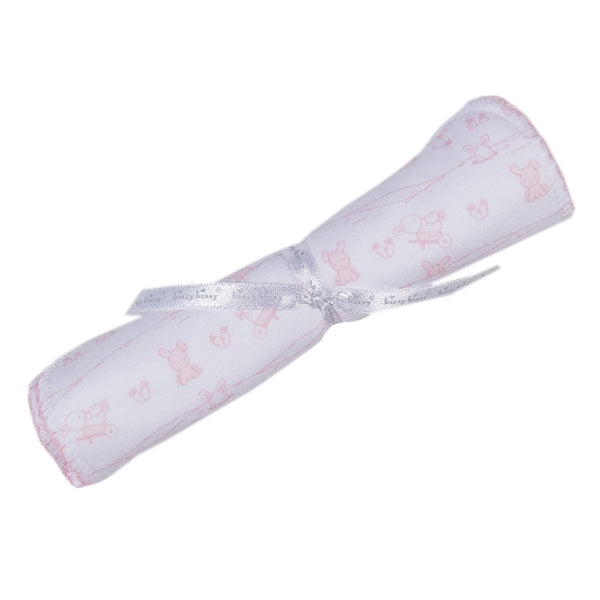 Kissy Kissy - Bunny Tails  Print Burp - Pink