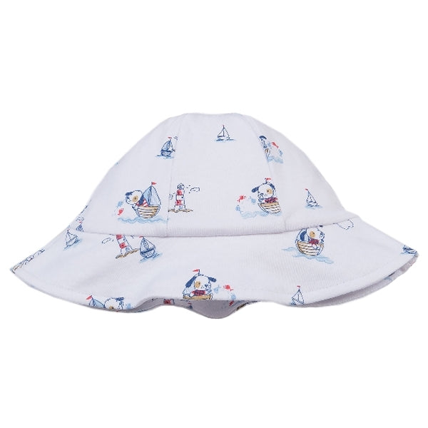 Kissy Kissy - Harbor Master  Print Sunhat