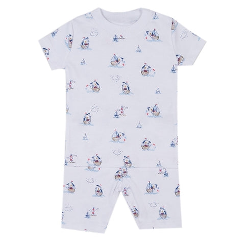 Kissy Kissy - Harbor Master  Print Short Pajamas