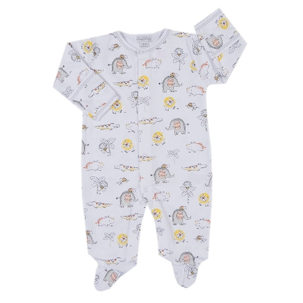 Kissy Kissy - Jungle Jamboree  Print Footie