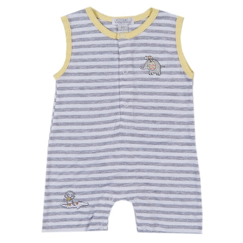 Kissy Kissy - Jungle Jamboree  Stripe Slvlss. Short Playsuit