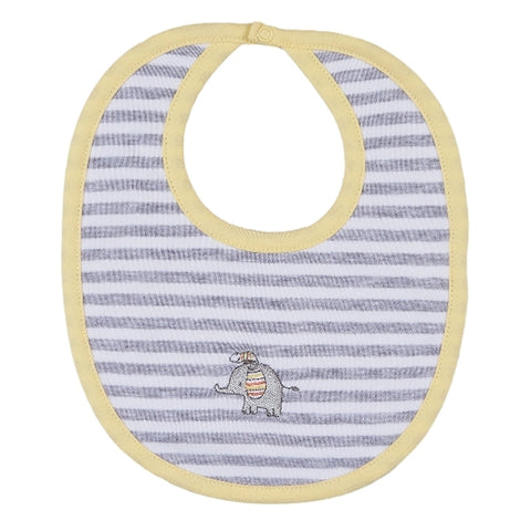 Kissy Kissy - Jungle Jamboree  Stripe  Bib