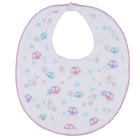 Kissy Kissy - What A Hoot  Print Bib