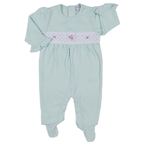 Kissy Kissy - Rose Garden Footie - Mint