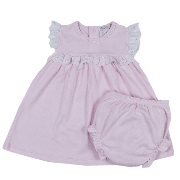 Kissy Kissy - Rose Garden Slvlss. Dress W/ Diaper Cover - Pink