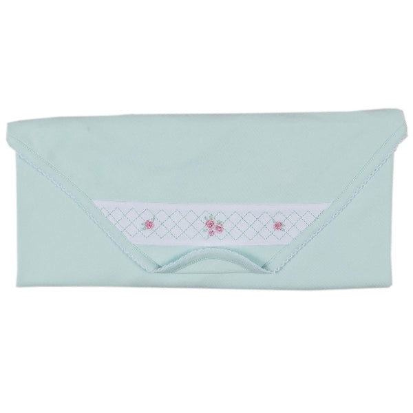 Kissy Kissy - Rose Garden Blanket - Mint