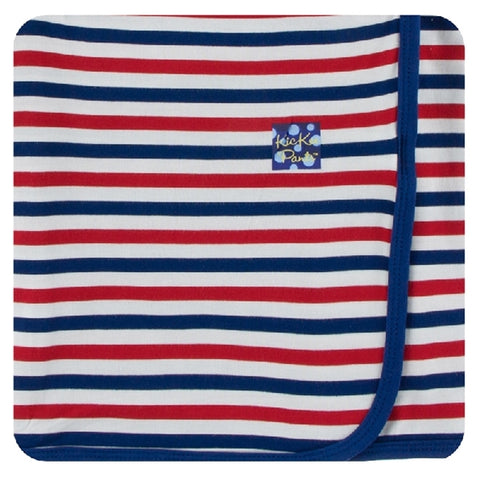 Kickee Pants - Print Swaddling Blanket - Usa Stripe