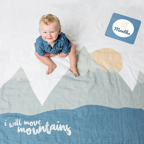 Mary Meyer - Babys First Year Blanket Card Set - I Will Move Mountains