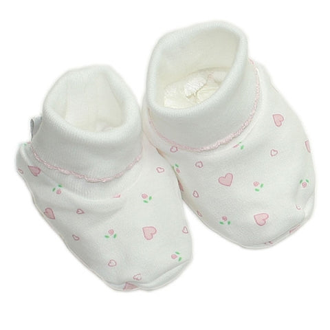 Kissy Kissy - Homeward Bound Print Booties - Hearts