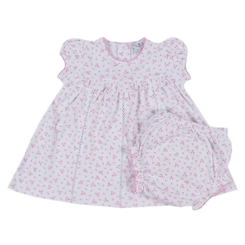 Kissy Kissy - Little Girls Dreams Dress With Diaper Cover - Pink