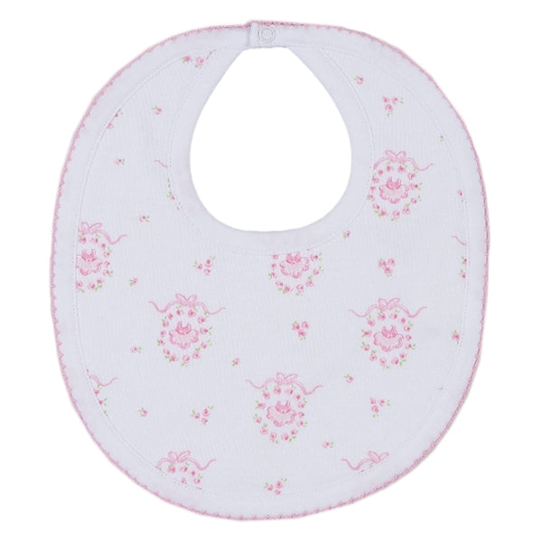 Kissy Kissy - Little Girls Dreams Print Bib - Pink