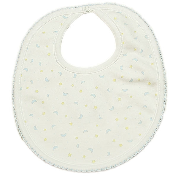 Kissy Kissy - Homeward Bound Print Bib - Moon and Stars