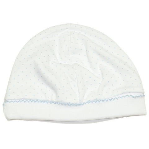 Kissy Kissy - New Kissy Dots Hat - White with Blue