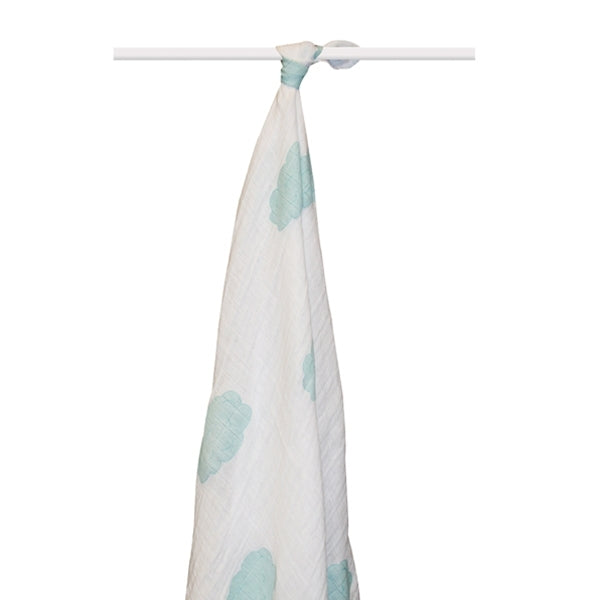 Aden and Anais - Organic Swaddle Single - Sky Blue